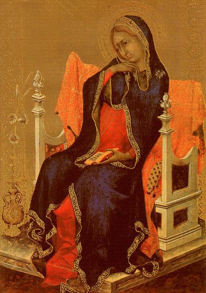 The Virgin of the Annunciation, Simone Martini